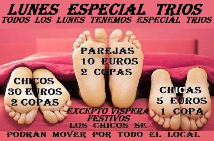 Lunes especial trios